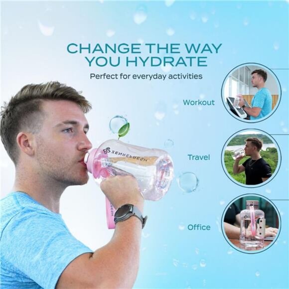 50 Oz Hydrogen Water Bottle, 2024 New SPE/PEM Technology, Large Gym Hydrogen - Picture 4 of 7